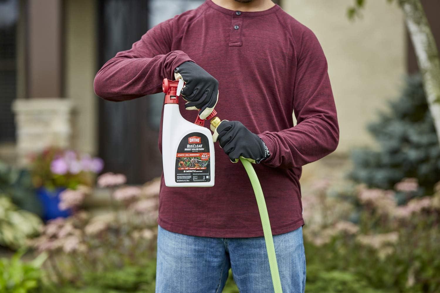 imageOrtho BugClear Insect Killer for Lawns ampamp Landscapes Ready to Spray  Kills Periodical Cicadas Ants Spiders Fleas Ticks ampamp More Outdoor Bug Spray for up to 6 Month Insect Control 32 ozReady to Spray