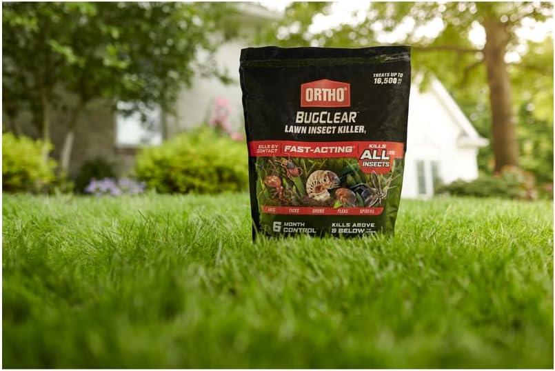 imageOrtho BugClear Lawn Insect Killer1 Kills Ants Spiders Ticks Fleas Armyworms and Grubs Treats up to 16500 sq ft 10 lb10 lb