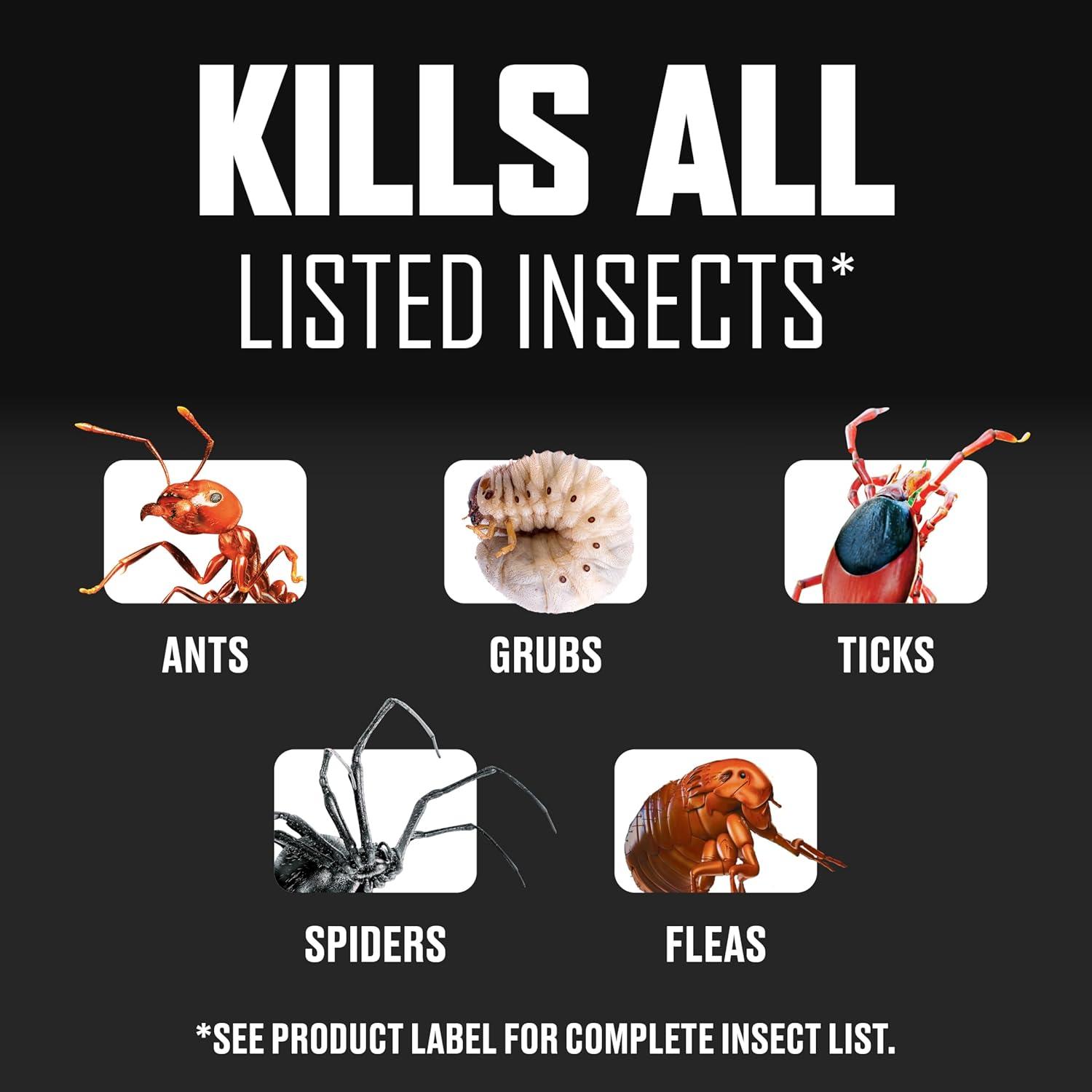 imageOrtho BugClear Lawn Insect Killer1 Kills Ants Spiders Ticks Fleas Armyworms and Grubs Treats up to 16500 sq ft 10 lb20 lb