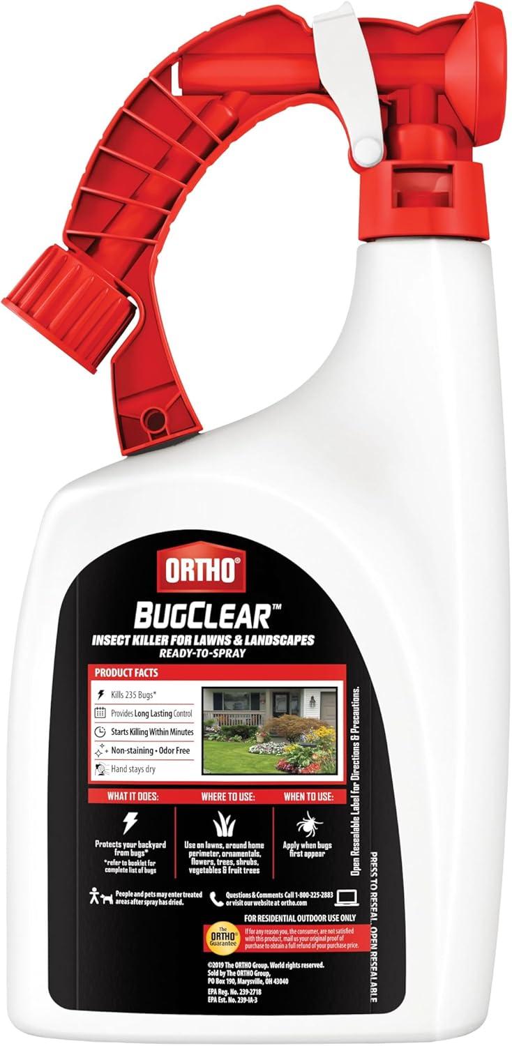imageOrtho BugClear Lawn Insect Killer1 Kills Ants Spiders Ticks Fleas Armyworms and Grubs Treats up to 16500 sq ft 10 lb32 Ounce
