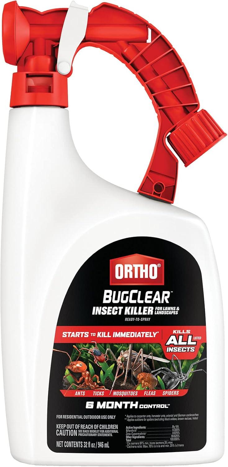 imageOrtho BugClear Lawn Insect Killer1 Kills Ants Spiders Ticks Fleas Armyworms and Grubs Treats up to 16500 sq ft 10 lb32 Ounce