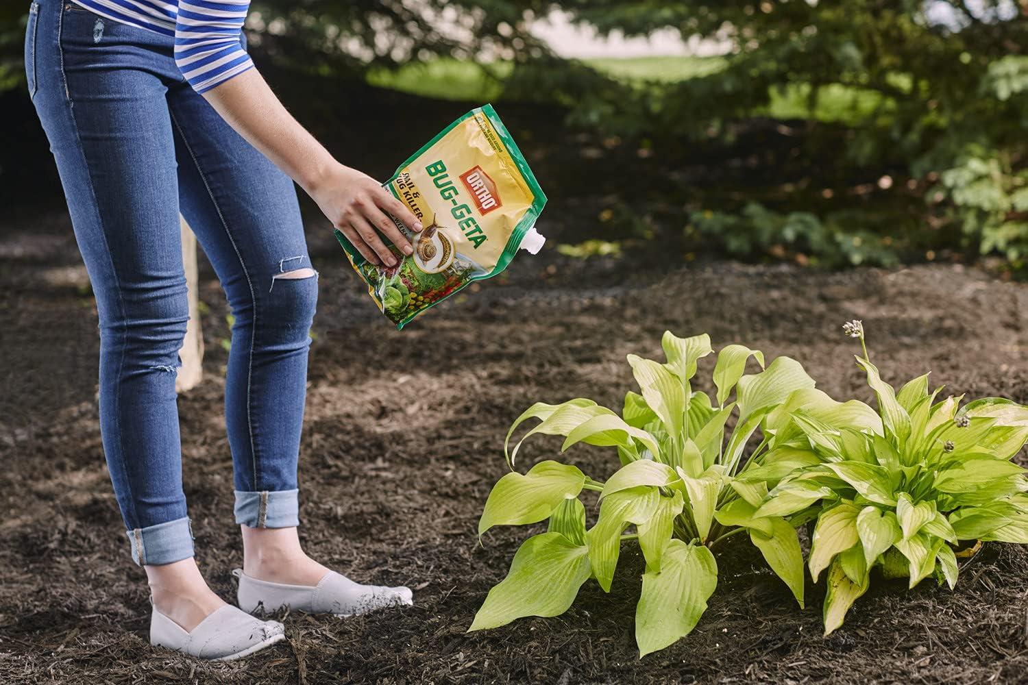 imageOrtho BugGeta Snail ampamp Slug Killer2 Pest Control Stays Effective For Up to 3 Weeks 2 lbs35 lb