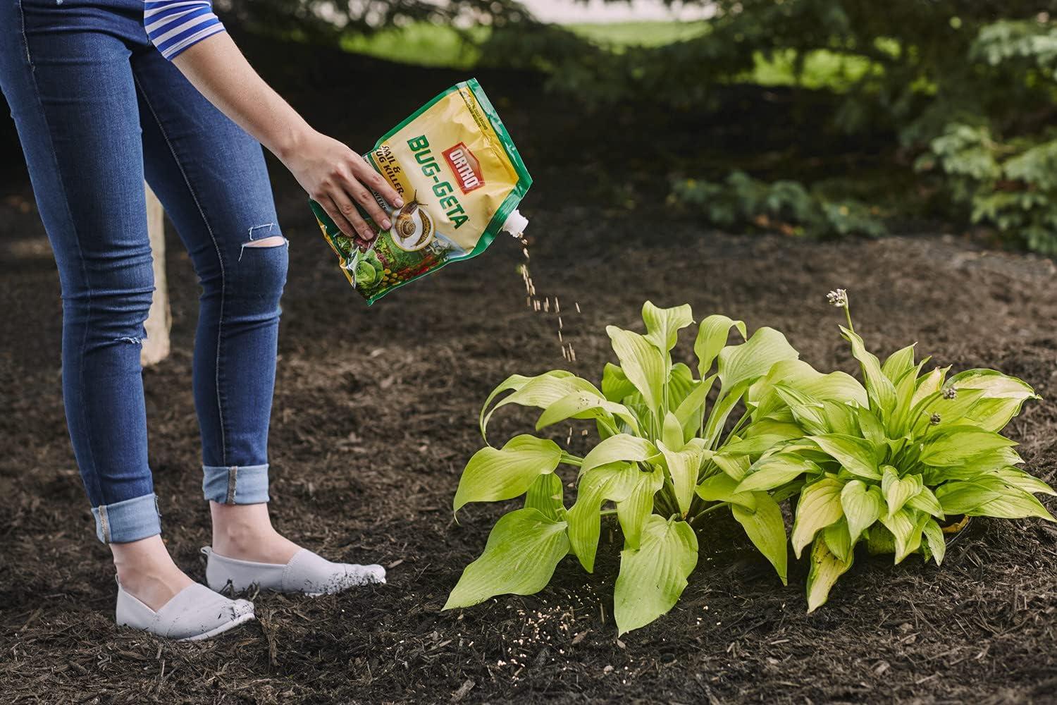 imageOrtho BugGeta Snail ampamp Slug Killer2 Pest Control Stays Effective For Up to 3 Weeks 2 lbs35 lb