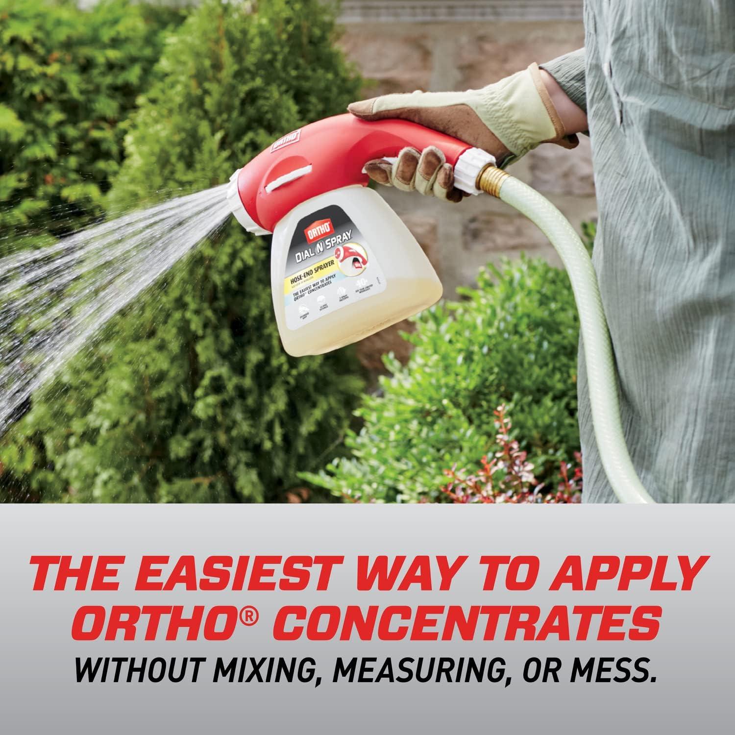 imageOrtho Dial N Spray HoseEnd Sprayer for Liquid Weed and Insect Killer Fungicide Fertilizer with 14 Dilution Settings1 Pack