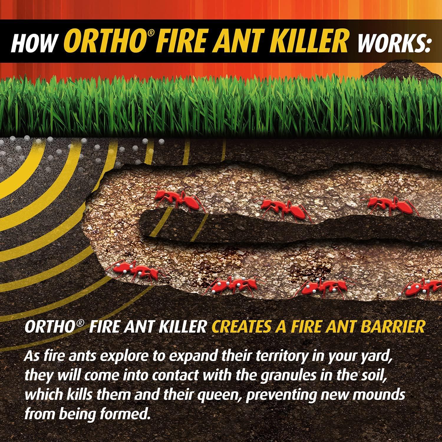 imageOrtho Fire Ant Killer Mound Treatment1 Kills Mounds and the Queen Use on Lawns Ornamentals and Flower Gardens 3 lb115 LB