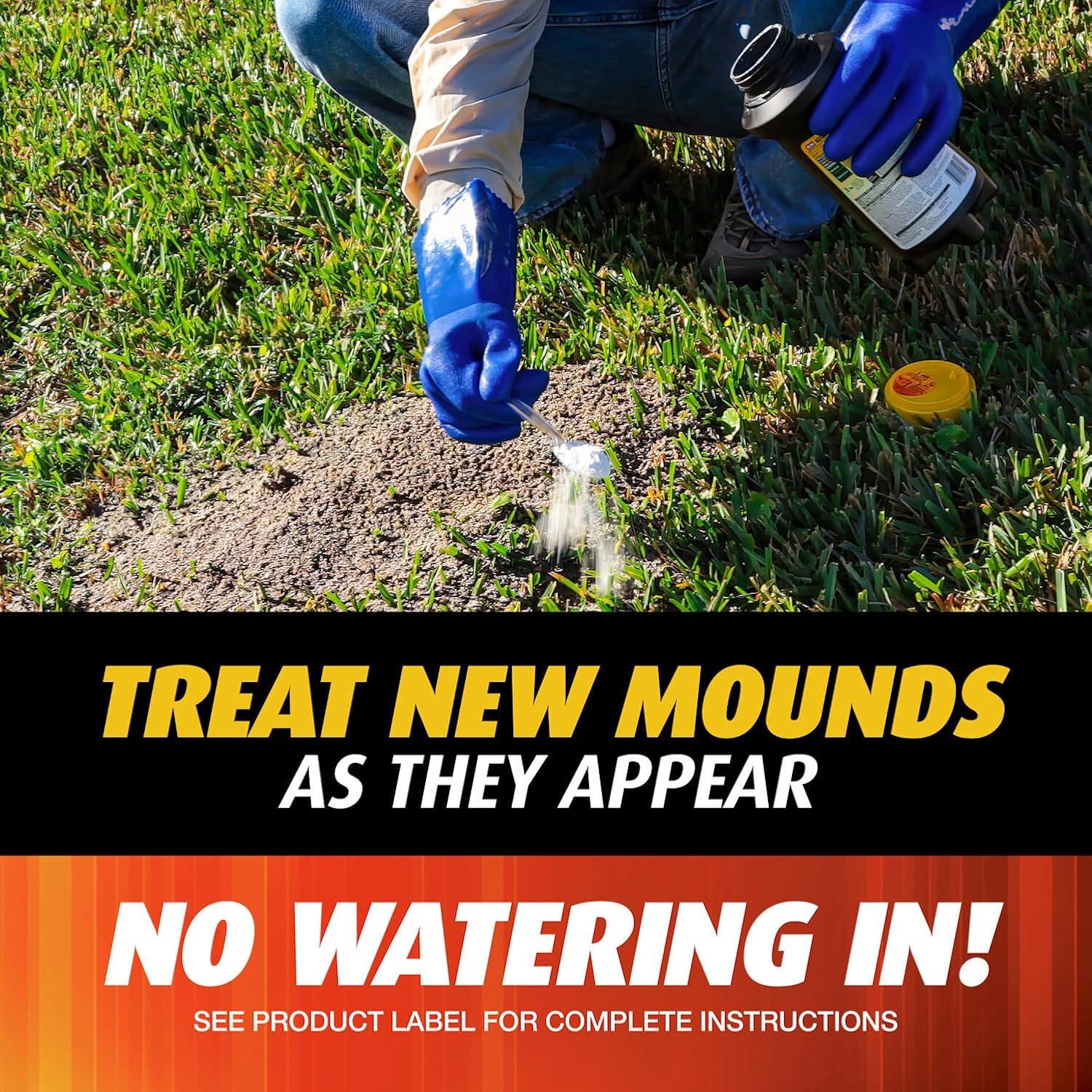 imageOrtho Fire Ant Killer Mound Treatment1 Kills Mounds and the Queen Use on Lawns Ornamentals and Flower Gardens 3 lb2  12 OZ Bottles