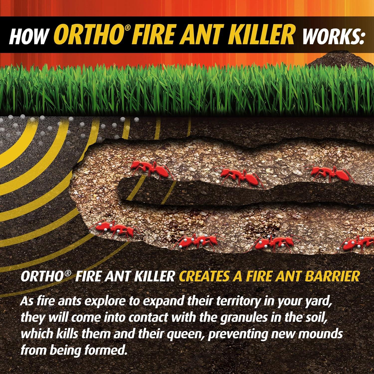imageOrtho Fire Ant Killer Mound Treatment1 Kills Mounds and the Queen Use on Lawns Ornamentals and Flower Gardens 3 lb3 LB