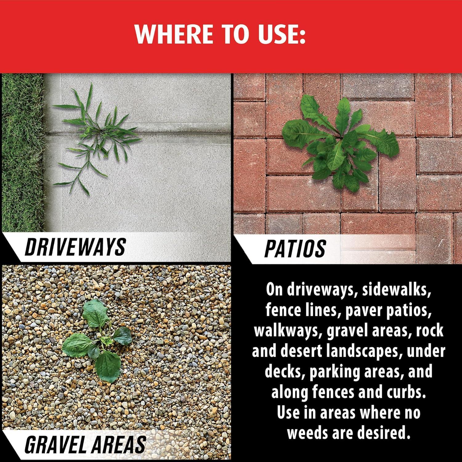 imageOrtho GroundClear Year Long Vegetation Killer2 Concentrate Kills and Prevents Weeds Up to 1 Year 2 gal1 gal