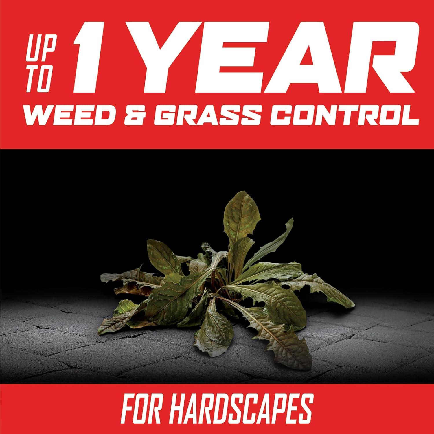 imageOrtho GroundClear Year Long Vegetation Killer2 Concentrate Kills and Prevents Weeds Up to 1 Year 2 gal1 gal