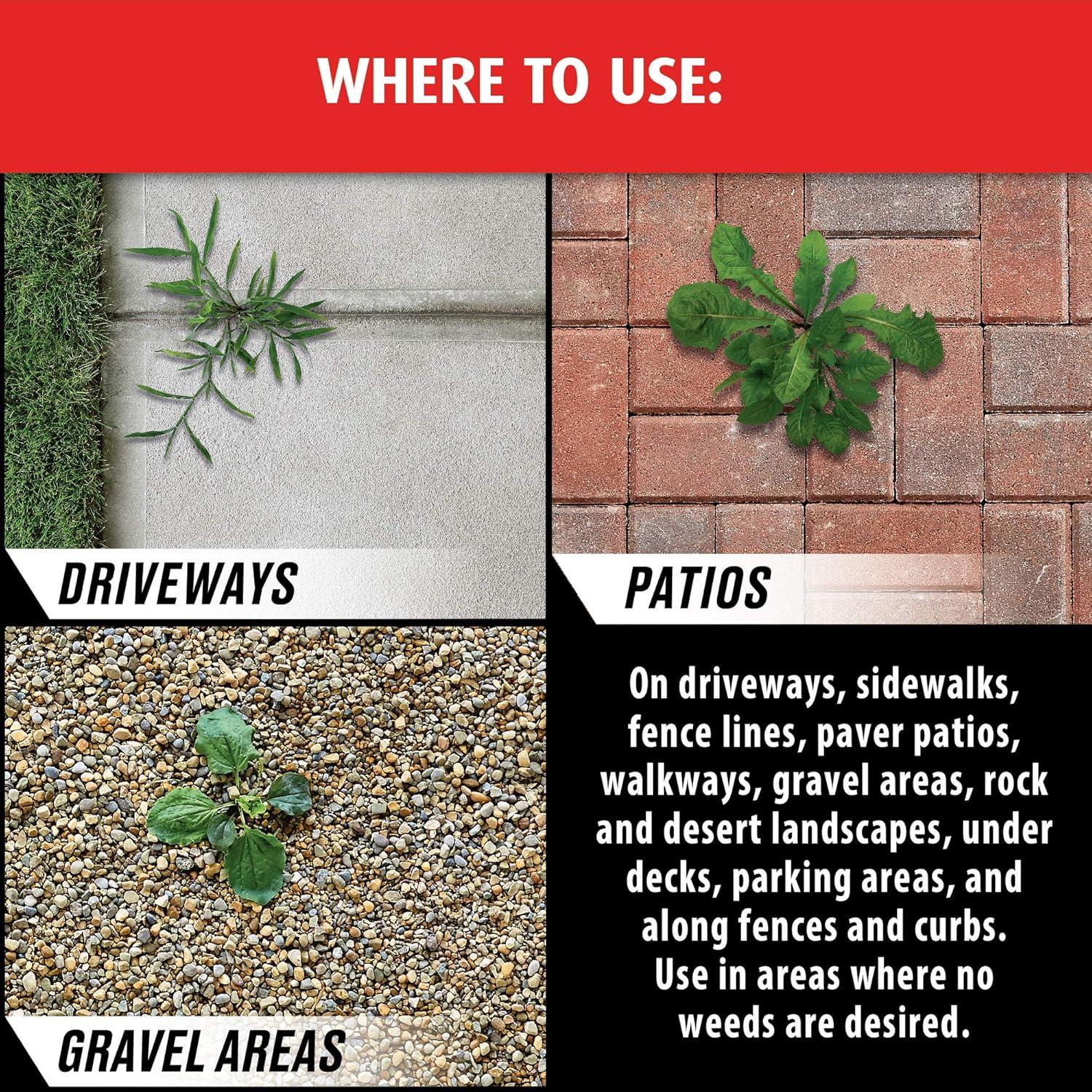 imageOrtho GroundClear Year Long Vegetation Killer2 Concentrate Kills and Prevents Weeds Up to 1 Year 2 gal133 gal