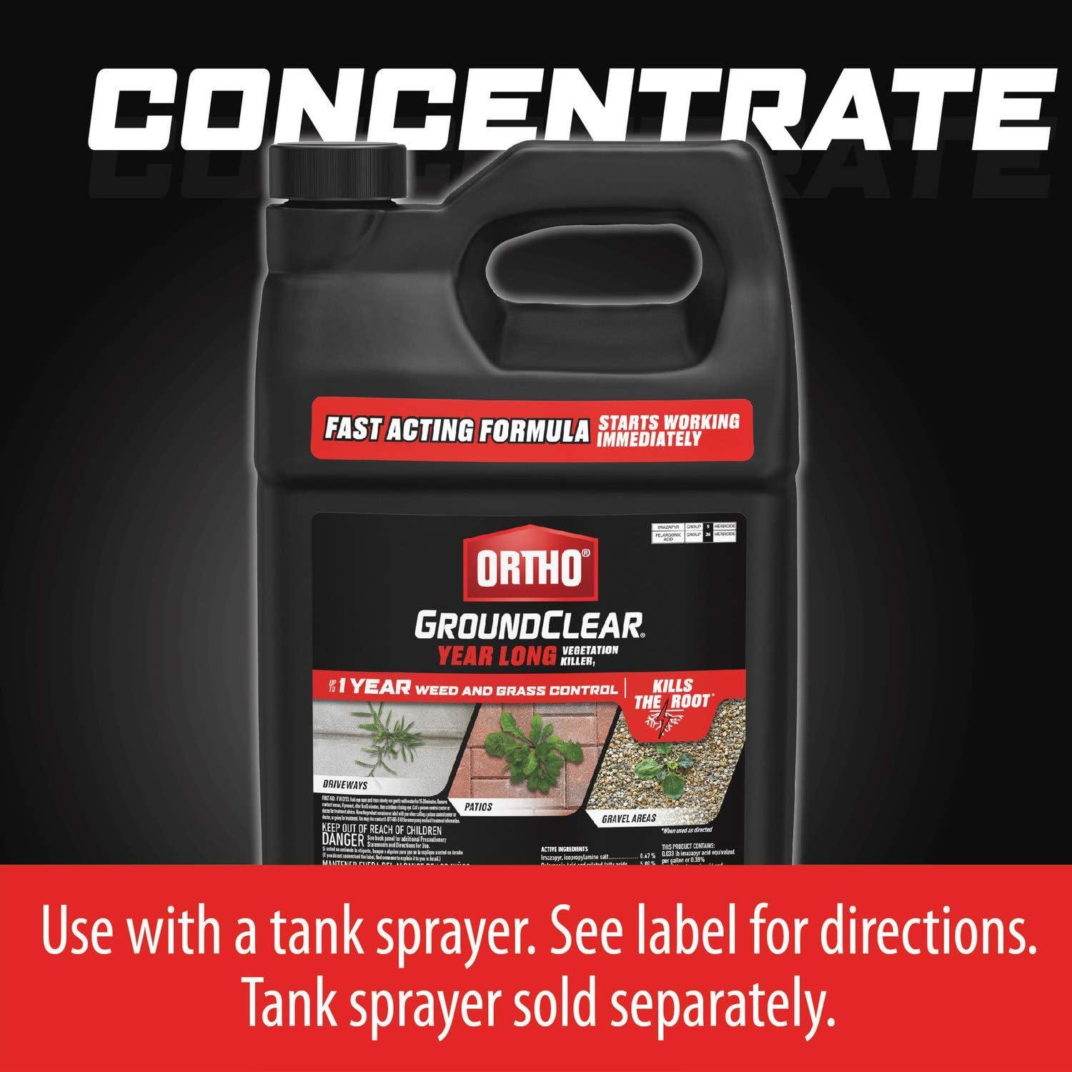imageOrtho GroundClear Year Long Vegetation Killer2 Concentrate Kills and Prevents Weeds Up to 12 Months 32 fl oz1 gal