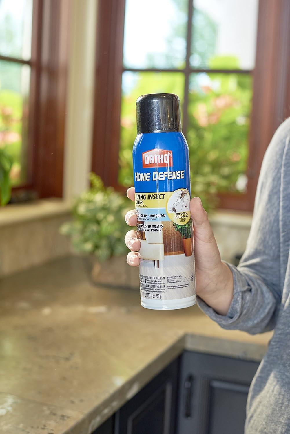 imageOrtho Home Defense Flying Insect Killer Aerosol 16 oz1 Count Pack of 2