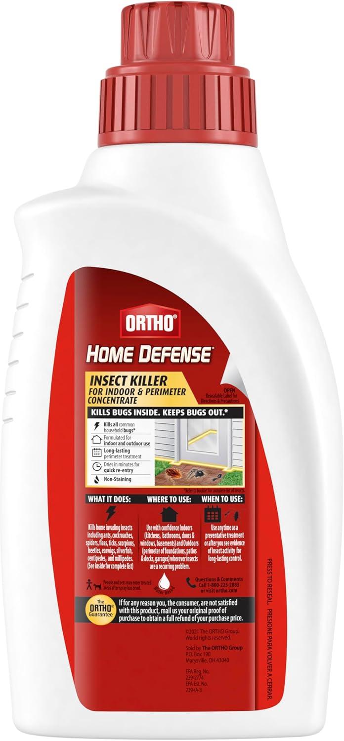 imageOrtho Home Defense Insect Killer for Indoor and Perimeter Refill2 Controls Ants Roaches Spiders and More 1 gal1Pack