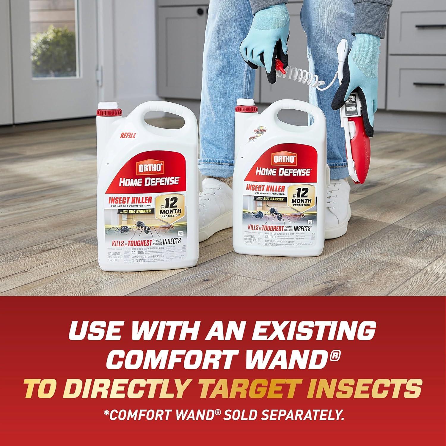 imageOrtho Home Defense Insect Killer for Indoor and Perimeter Refill2 Controls Ants Roaches Spiders and More 1 gal1Pack
