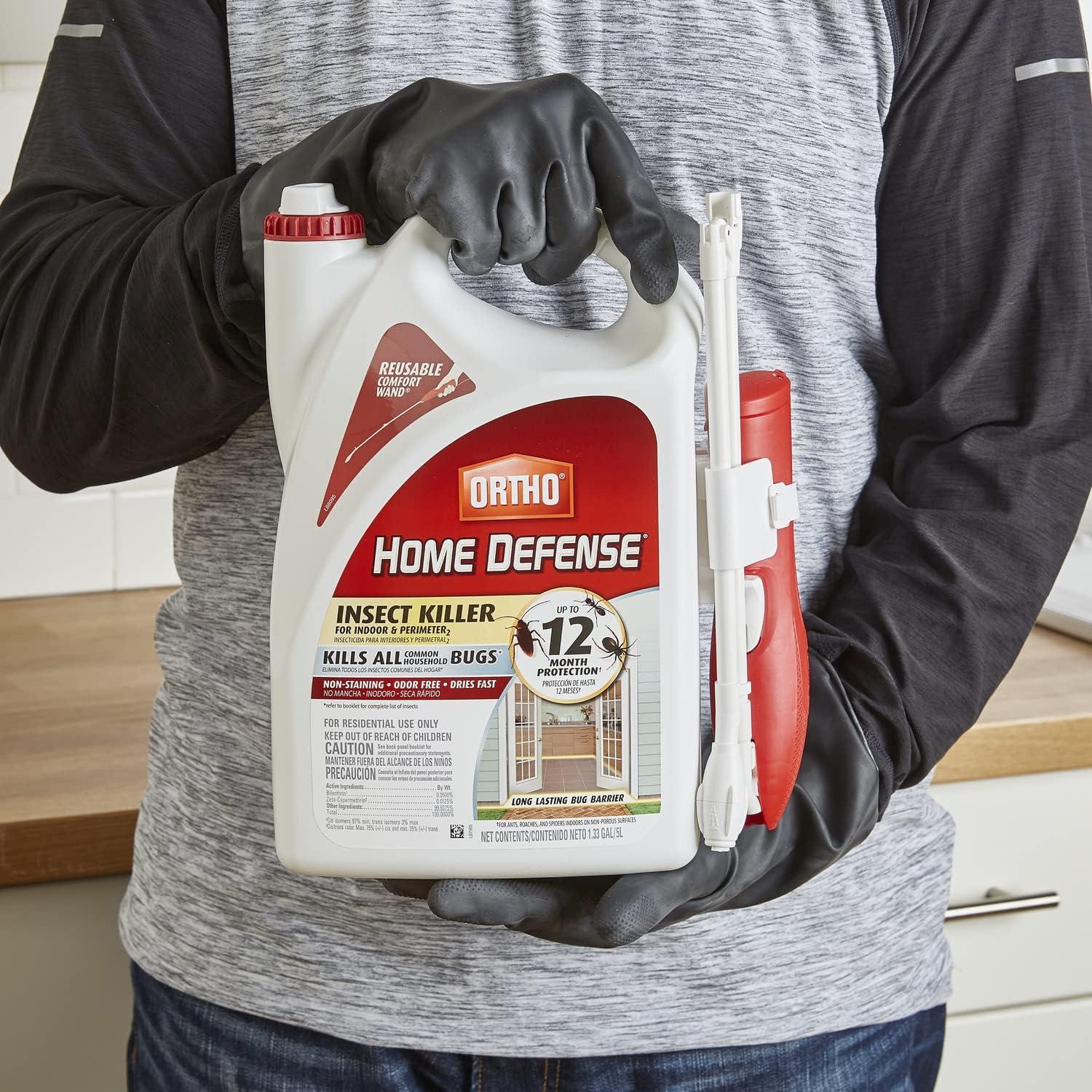 imageOrtho Home Defense Insect Killer for Indoor and Perimeter Refill2 Controls Ants Roaches Spiders and More 1 gal1Pack