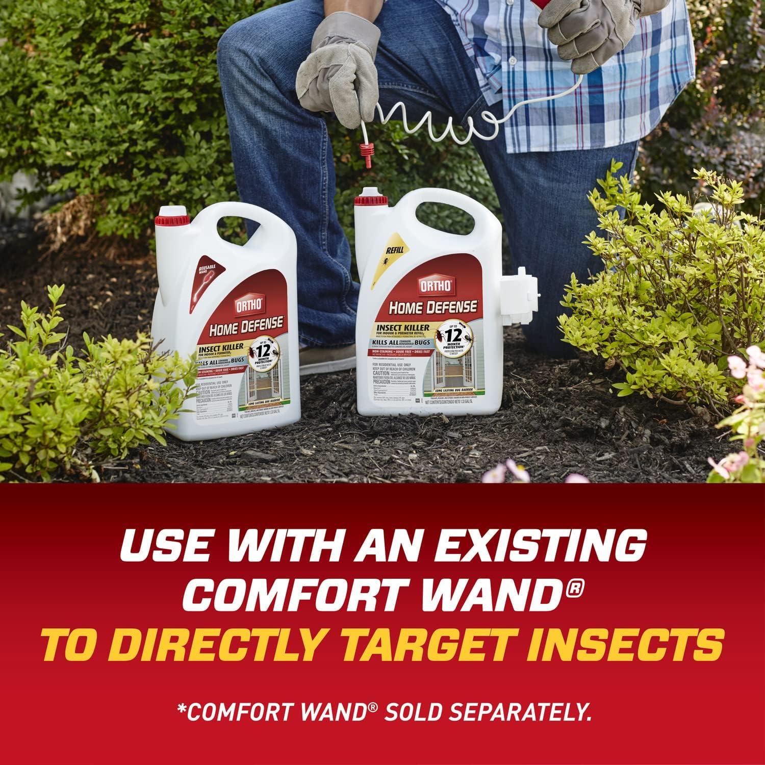 imageOrtho Home Defense Insect Killer for Indoor and Perimeter Refill2 Controls Ants Roaches Spiders and More 1 gal2Pack