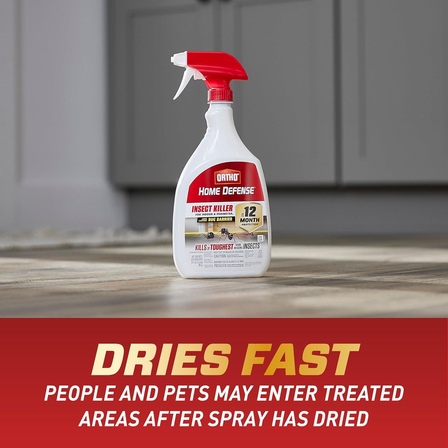 imageOrtho Home Defense Insect Killer for Indoor and Perimeter Refill2 Controls Ants Roaches Spiders and More 1 gal2Pack