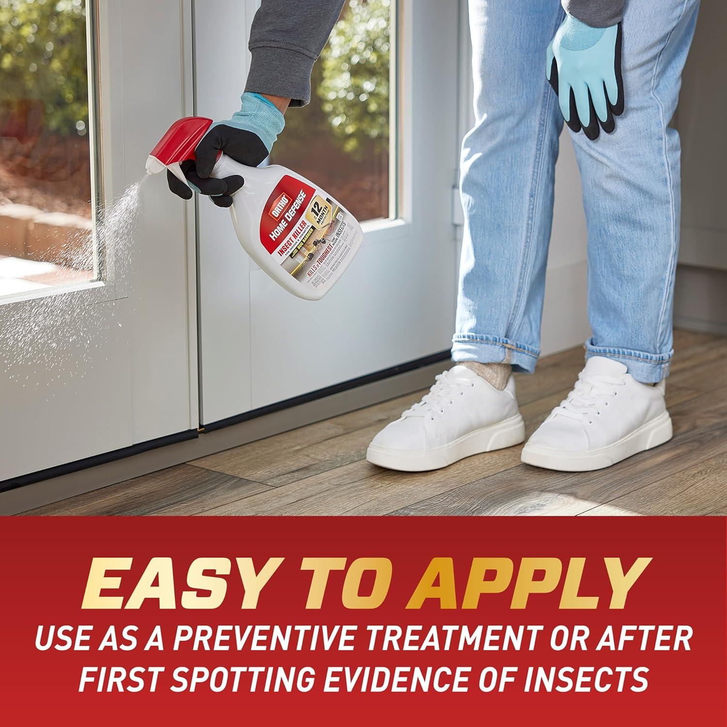 imageOrtho Home Defense Insect Killer for Indoor and Perimeter Refill2 Controls Ants Roaches Spiders and More 1 gal2Pack