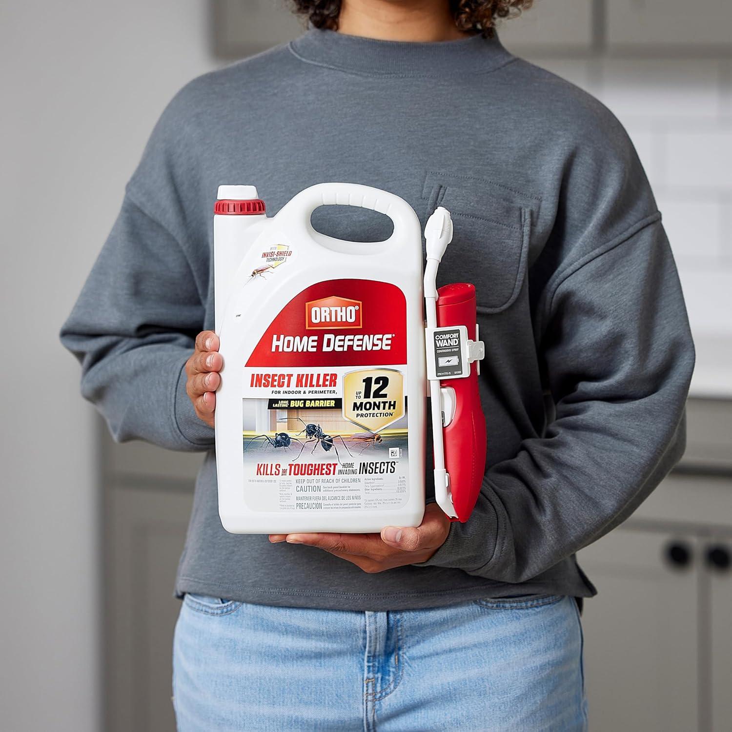 imageOrtho Home Defense Insect Killer for Indoor and Perimeter Refill2 Controls Ants Roaches Spiders and More 1 gal4Pack