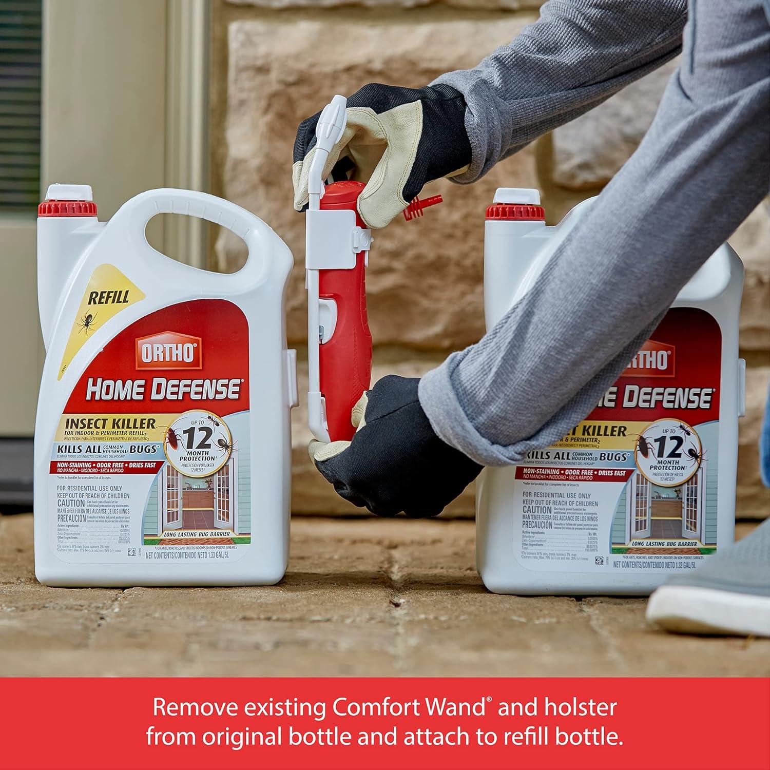 imageOrtho Home Defense Insect Killer for Indoor and Perimeter2 Controls Ants Roaches Spiders and More 1 galRefill