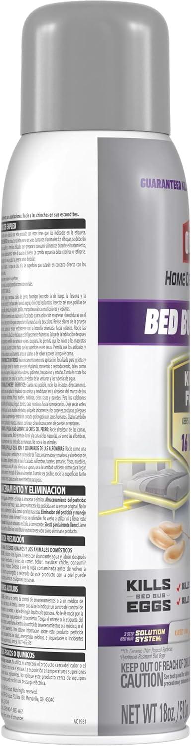 imageOrtho Home Defense Max Bed Bug Flea and Tick Killer with Comfort Wand Bed Bug Spray Kills Bed Bug Eggs Fleas and Ticks 1 gal1Pack
