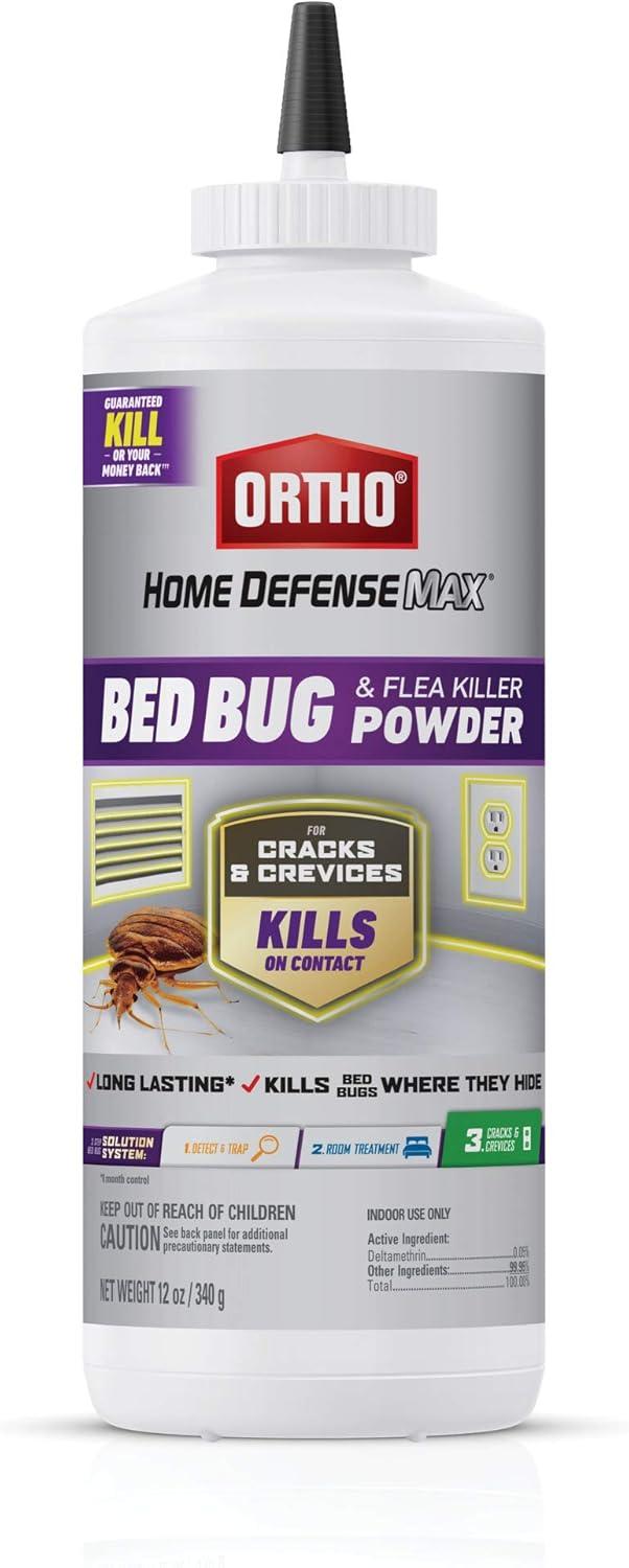 imageOrtho Home Defense Max Bed Bug Flea and Tick Killer with Comfort Wand Bed Bug Spray Kills Bed Bug Eggs Fleas and Ticks 1 gal1Pack