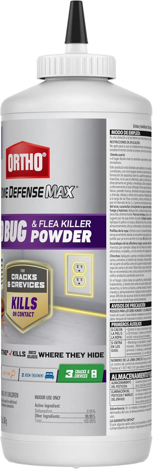 imageOrtho Home Defense Max Bed Bug Flea and Tick Killer with Comfort Wand Bed Bug Spray Kills Bed Bug Eggs Fleas and Ticks 1 gal1Pack