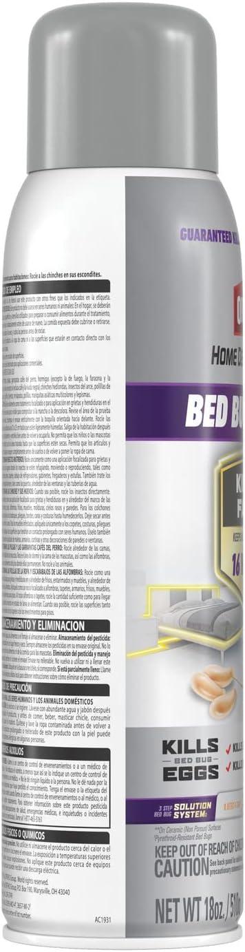 imageOrtho Home Defense Max Bed Bug Flea and Tick Killer with Comfort Wand Bed Bug Spray Kills Bed Bug Eggs Fleas and Ticks 1 gal2Pack