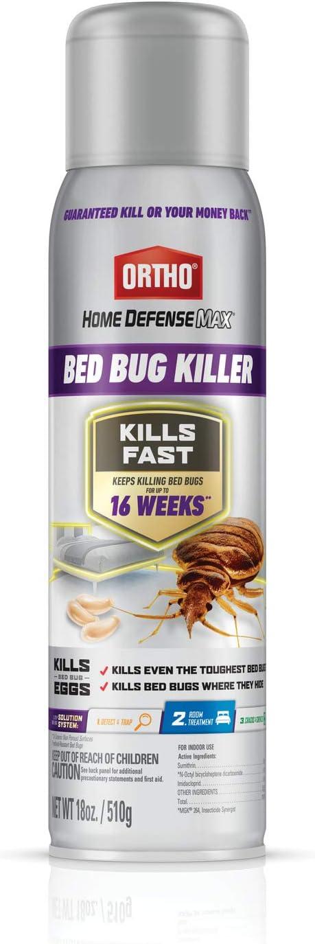 imageOrtho Home Defense Max Bed Bug Flea and Tick Killer with Comfort Wand Bed Bug Spray Kills Bed Bug Eggs Fleas and Ticks 1 gal2Pack
