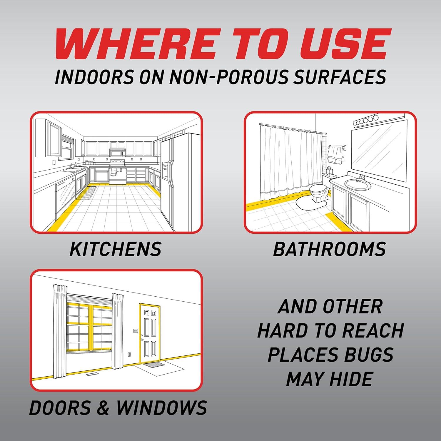 imageOrtho Home Defense Max Indoor Insect Barrier with Extended Reach Comfort Wand Kills Ants Roaches Spiders Fleas and Ticks 1 gal1Pack