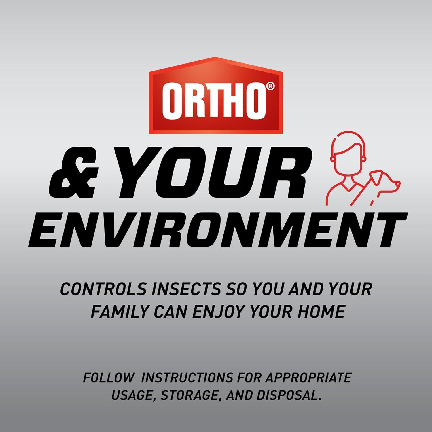 imageOrtho Home Defense Max Indoor Insect Barrier with Extended Reach Comfort Wand Kills Ants Roaches Spiders Fleas and Ticks 1 gal2Pack