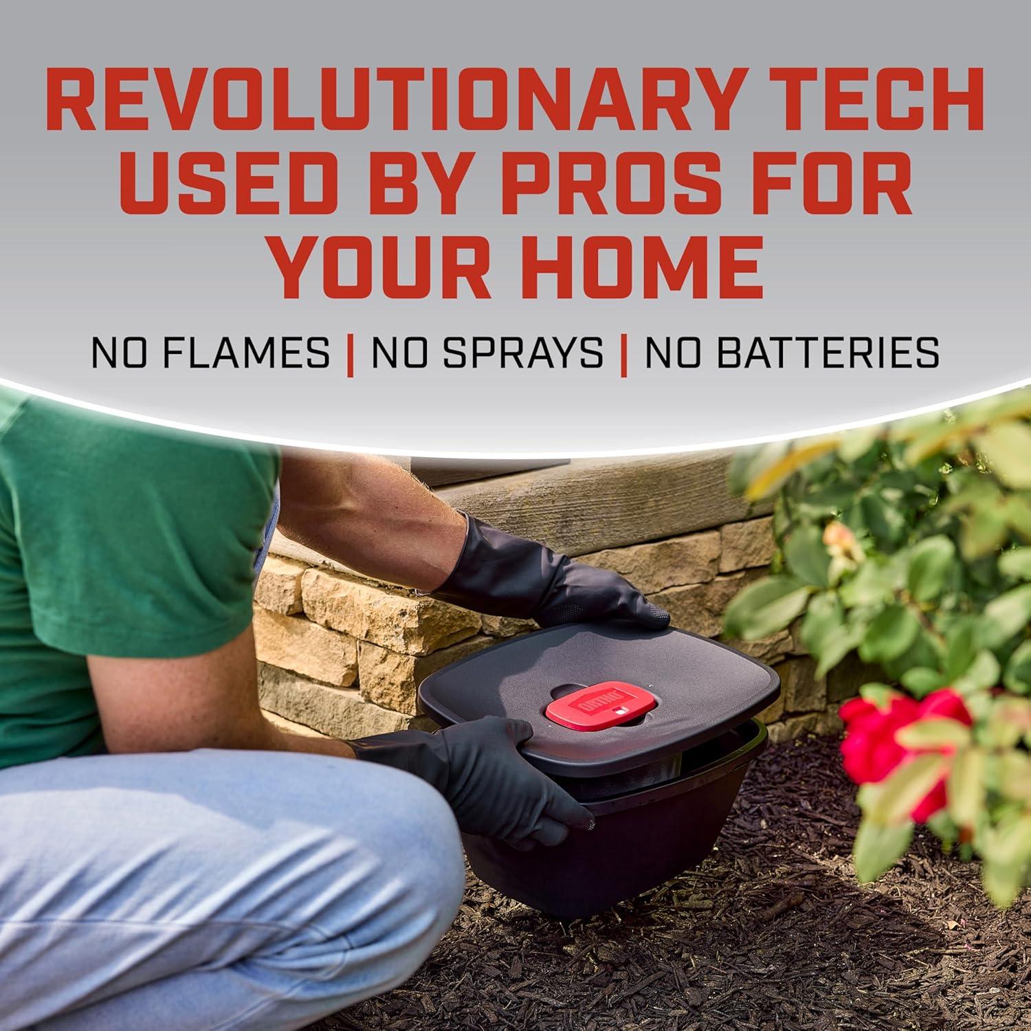 imageOrtho Home Defense Mosquito Kill and Prevent Controls Mosquitoes and Larvae Silent EasytoUse Protects up to 4300 sq ft 1 Mosquito Station and 2 Bands for 2 Months ProtectionStation  Refills
