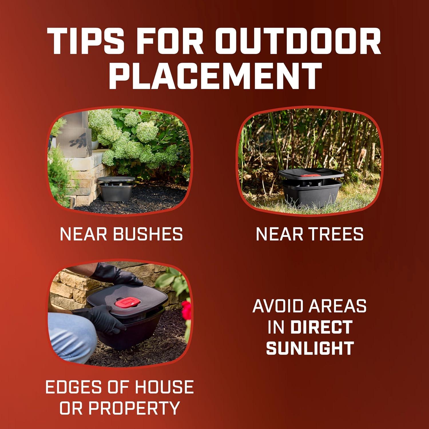 imageOrtho Home Defense Mosquito Kill and Prevent Controls Mosquitoes and Larvae Silent EasytoUse Protects up to 4300 sq ft 1 Mosquito Station and 2 Bands for 2 Months ProtectionStation  Refills