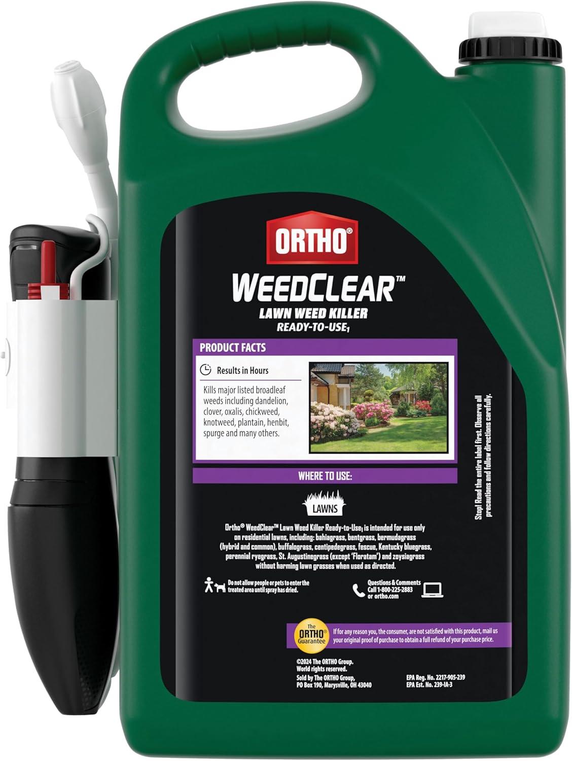 imageOrtho WeedClear Lawn Weed Killer Concentrate2 Kills Dandelion and Clover 32 fl OzComfort Wand