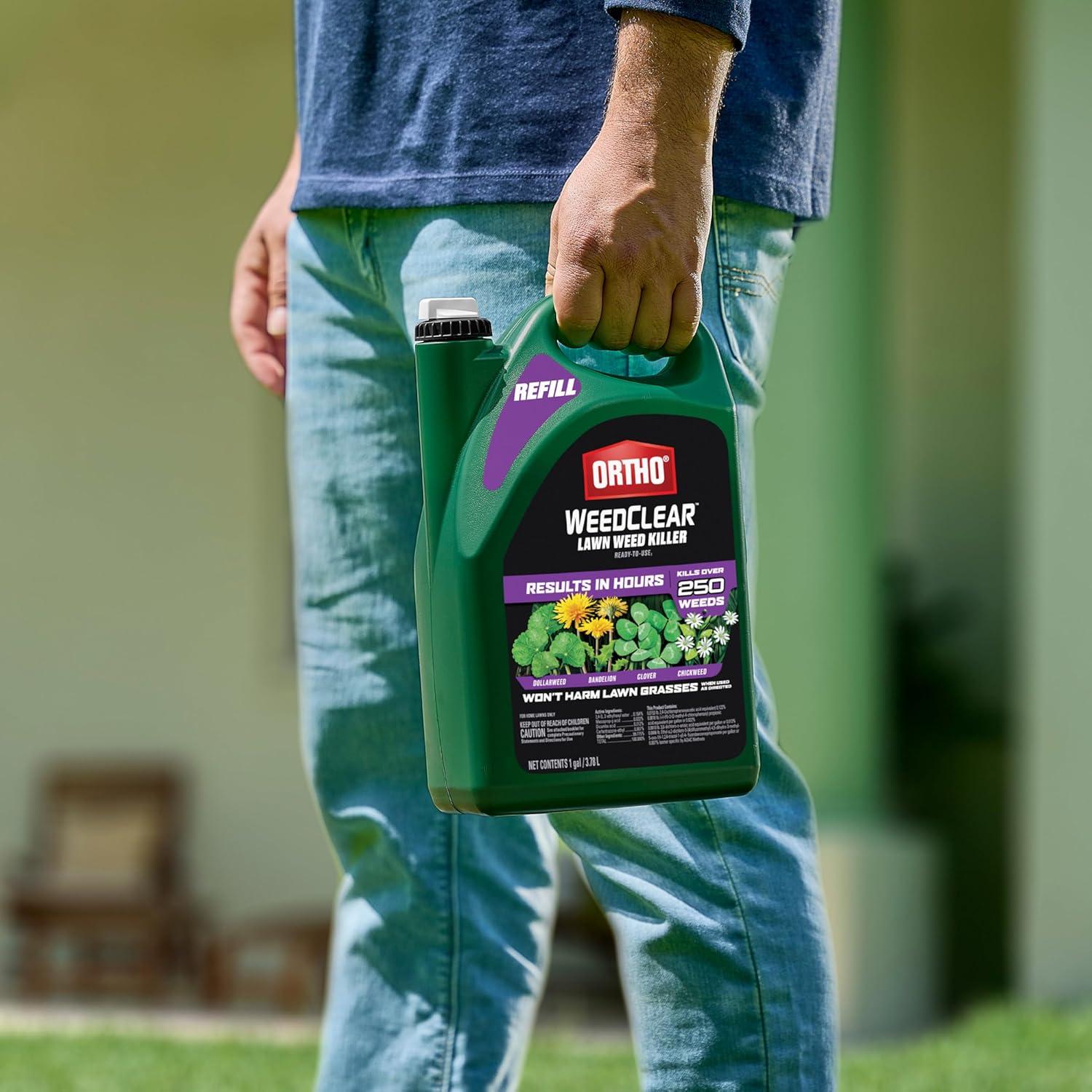 imageOrtho WeedClear Lawn Weed Killer Concentrate2 Kills Dandelion and Clover 32 fl OzRefill