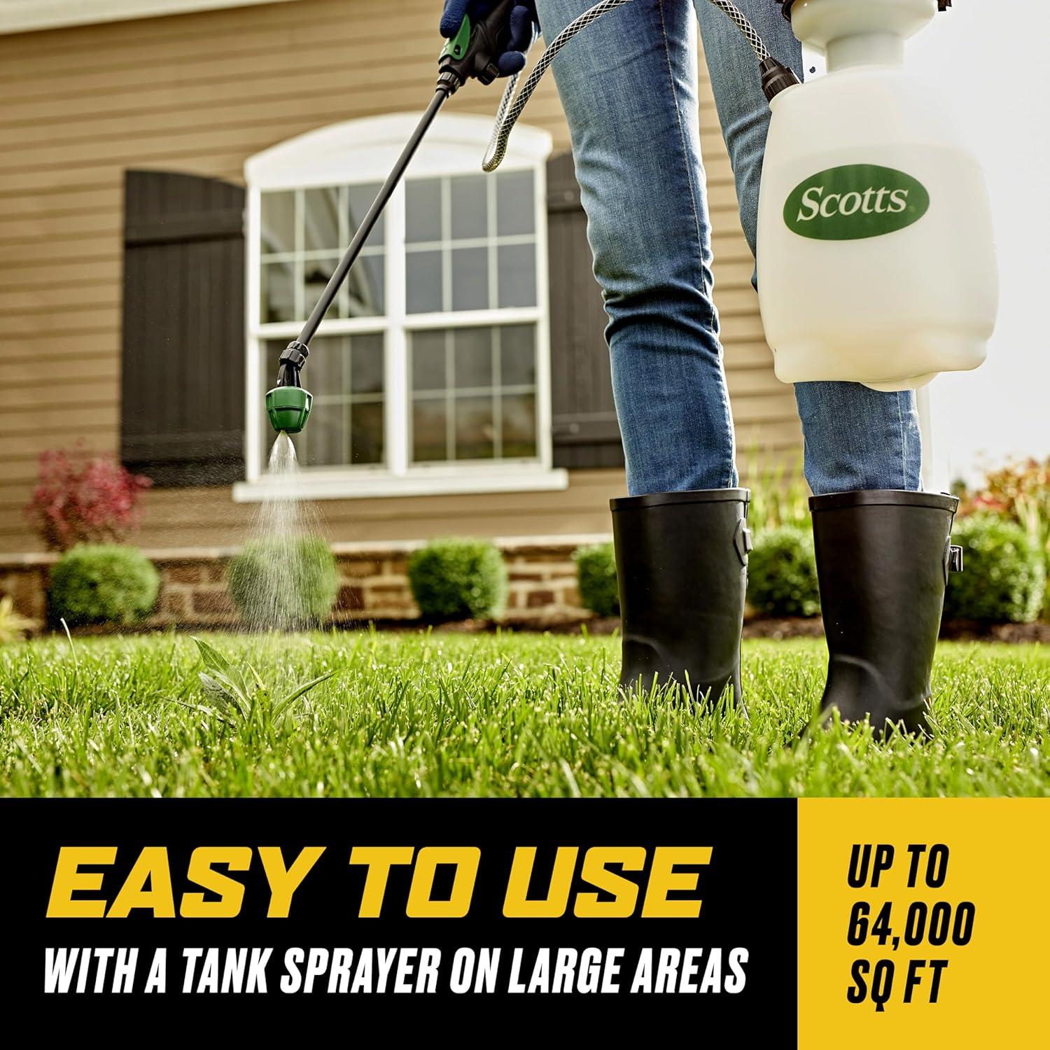 imageOrtho WeedClear Weed Killer for Lawns with Comfort Wand Kills More than 250 Weeds including Dandelion and Clover 1 gal1 gal