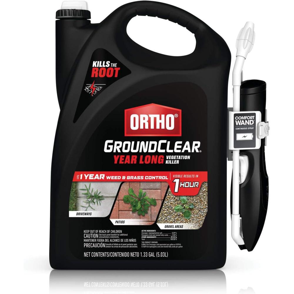 imageOrtho GroundClear Year Long Vegetation Killer2 Concentrate Kills and Prevents Weeds Up to 12 Months 32 fl oz133 gal
