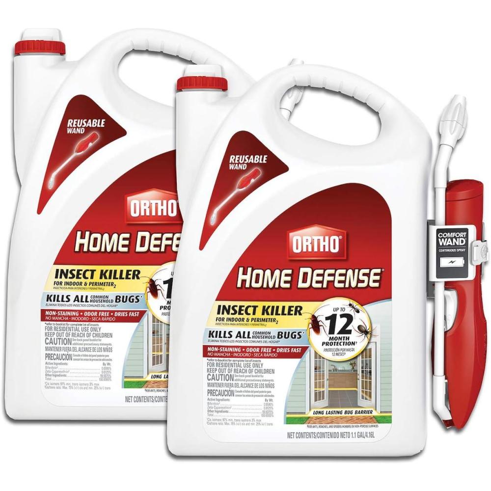imageOrtho Home Defense Insect Killer for Indoor and Perimeter Refill2 Controls Ants Roaches Spiders and More 1 gal2Pack