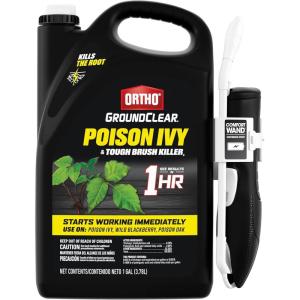 imageOrtho GroundClear Poison Ivy ampamp Tough Brush Killer  Ready to Use with Comfort Wand Poison Ivy Killer Also Kills Poison Oak Kudzu Wild Blackberry Vines ampamp More 133 gal1 gal