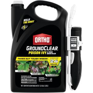 imageOrtho GroundClear Poison Ivy ampamp Tough Brush Killer  Ready to Use with Comfort Wand Poison Ivy Killer Also Kills Poison Oak Kudzu Wild Blackberry Vines ampamp More 133 gal133 gal