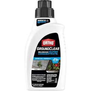 imageOrtho GroundClear Weed ampamp Grass Killer Super Concentrate1 FastActing Formula Kills the Toughest Weeds and Grasses 32 fl oz32oz