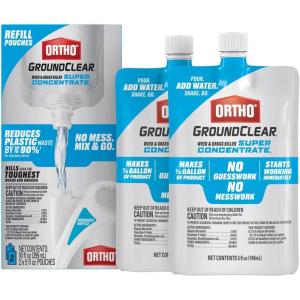imageOrtho GroundClear Weed ampamp Grass Killer Super Concentrate1 FastActing Formula Kills the Toughest Weeds and Grasses 32 fl oz5 fl oz