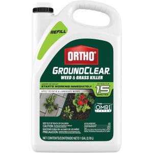 imageOrtho GroundClear Weed and Grass Killer2 Concentrate Kills Dandelions Chickweed Crabgrass Moss and More in Patios and Landscapes OMRI Listed 32 fl ozRefill