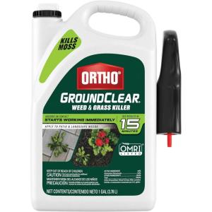 imageOrtho GroundClear Weed and Grass Killer2 Concentrate Kills Dandelions Chickweed Crabgrass Moss and More in Patios and Landscapes OMRI Listed 32 fl ozTrigger