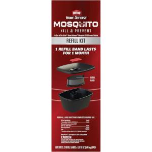 imageOrtho Home Defense Mosquito Kill and Prevent Controls Mosquitoes and Larvae Silent EasytoUse Protects up to 4300 sq ft 1 Mosquito Station and 2 Bands for 2 Months ProtectionRefills