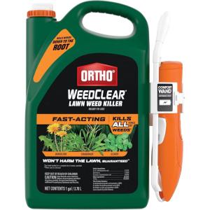 imageOrtho WeedClear Lawn Weed Killer ReadytoUse with Comfort Wand Kills Crabgrass Dandelion and Clover 1 gal